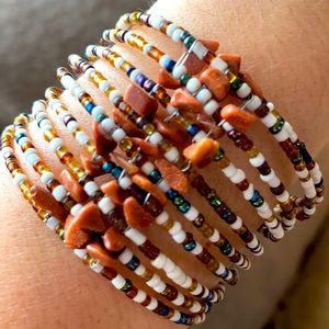$5 ADD ON! Stacked Beaded Bracelet